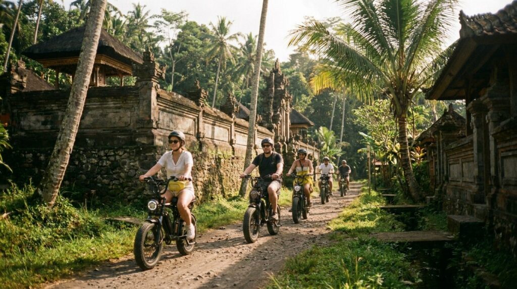 Ebikes Ubud to Tirta Empul Water Temple Tour